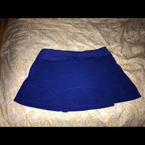 Blue lululemon skirt
